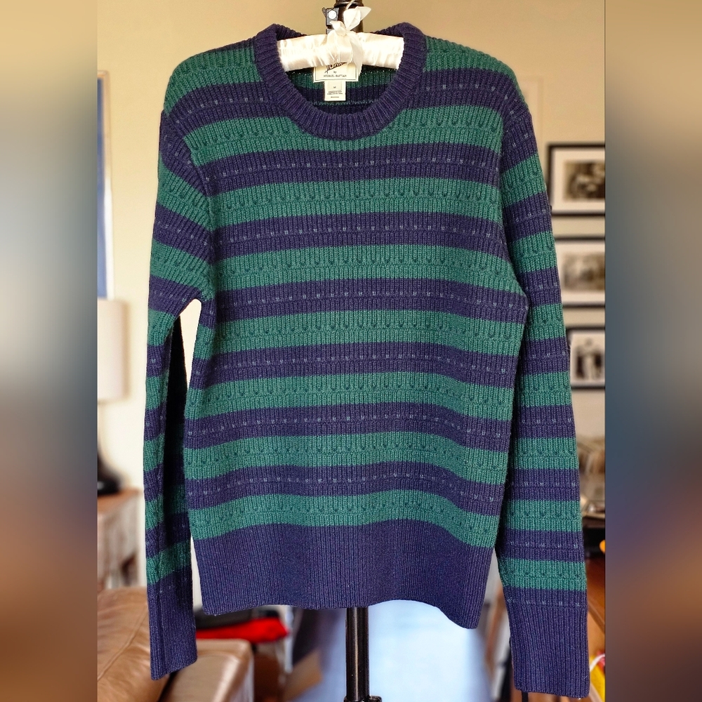 Michael Bastian Men's Ribbed Wool Sweater
